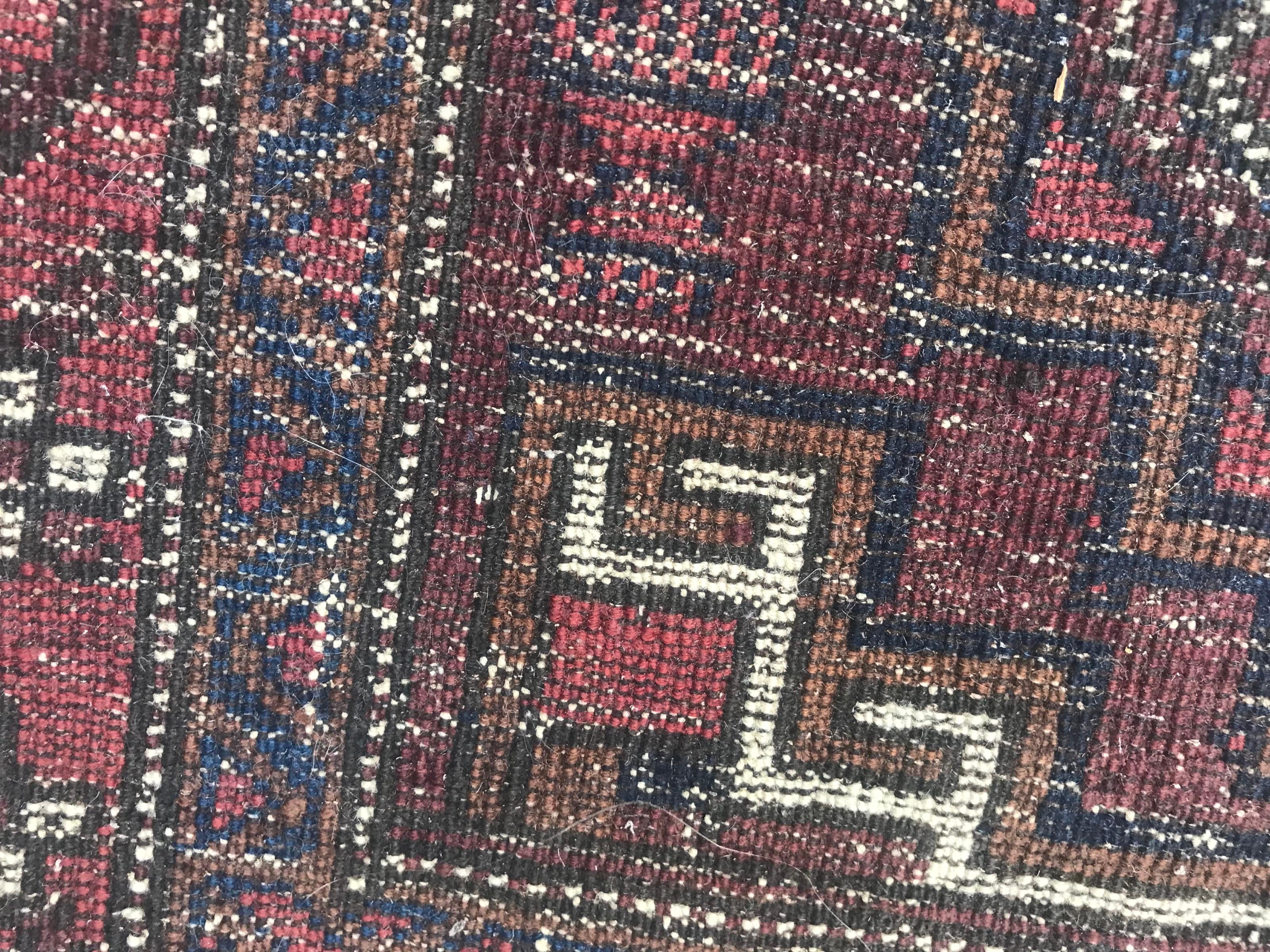 Bobyrug's Beautiful Antique Fine Turkmen Tribal Rug (tapis tribal turkmène) en vente 11