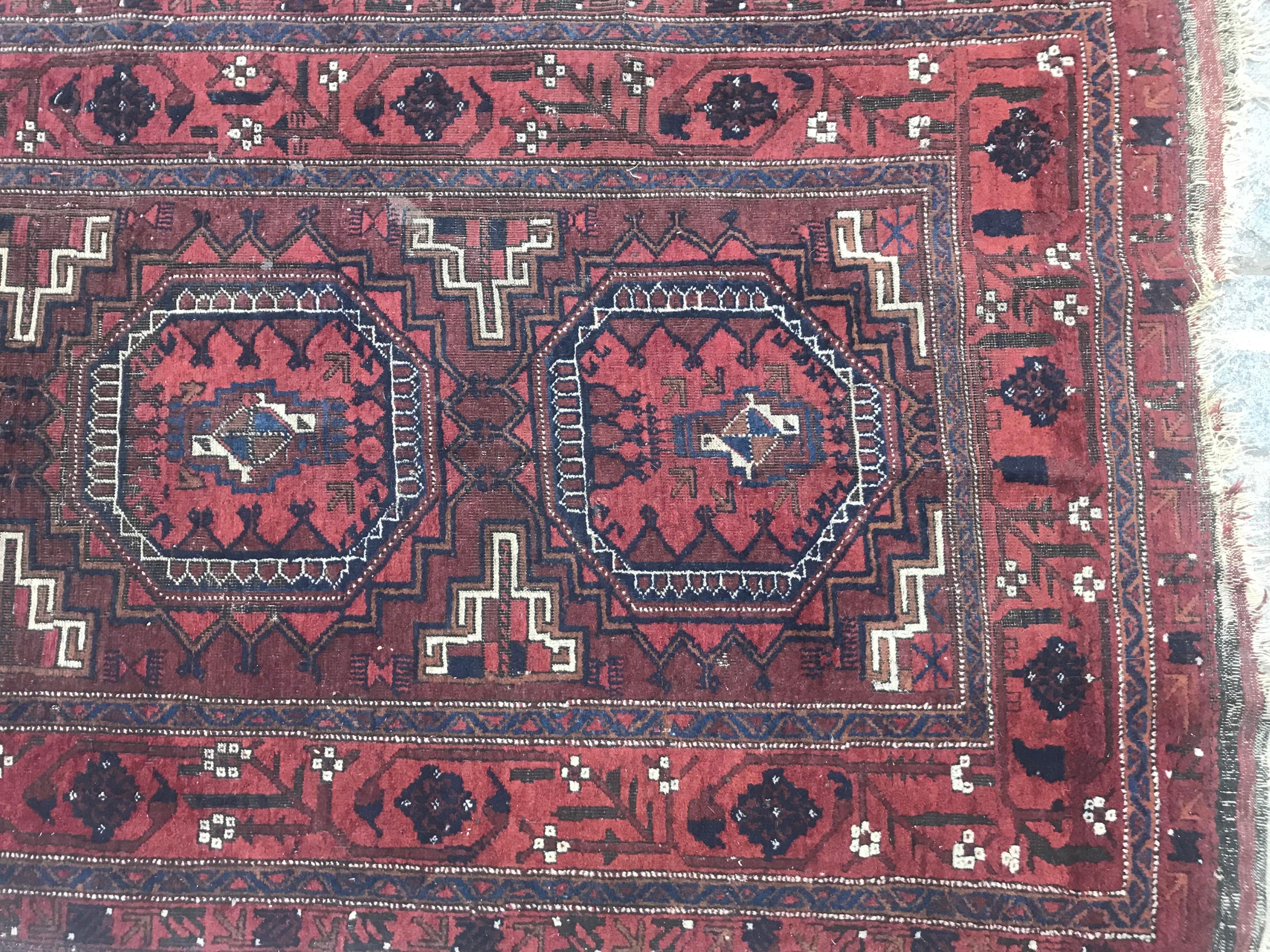Afghan Bobyrug’s Beautiful Antique Fine Turkmen Tribal Rug For Sale