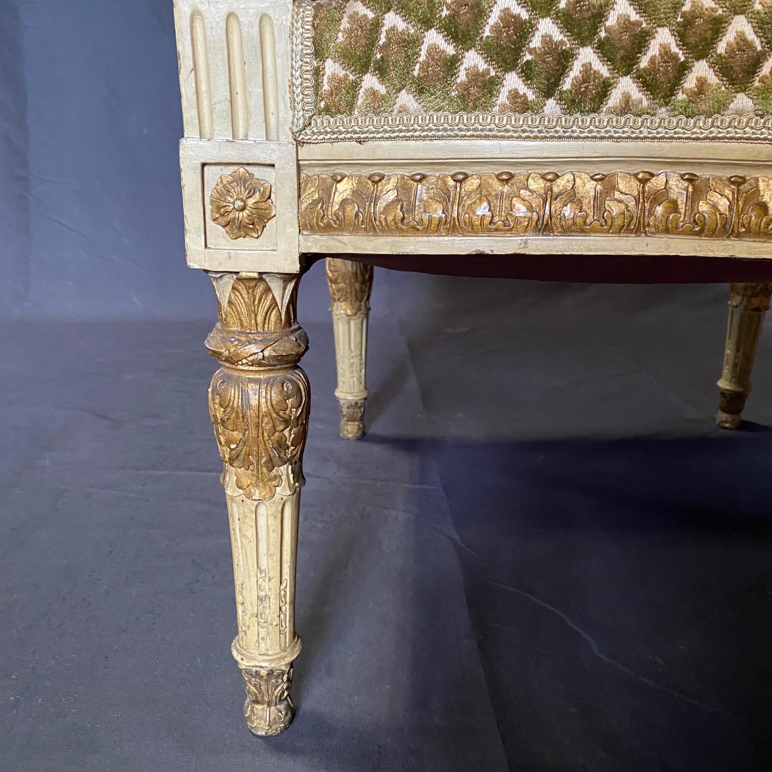 Beautiful Antique French Bergeres For Sale 1
