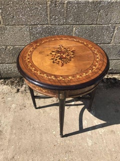 Beautiful Antique French Bronze Coffee/Side Table, Inlaid, Original