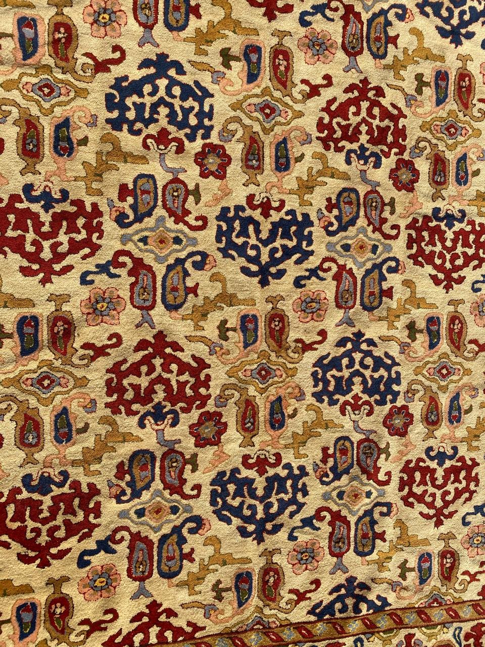 Preciosa alfombra Antique French Janus de Bobyrug Agra en venta