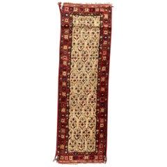 Beautiful Antique French Janus Runner 