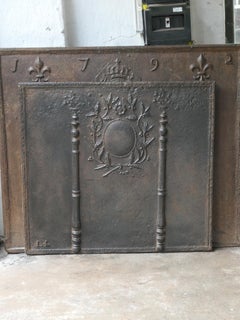Beautiful Antique French Neoclassical Fireback / Backsplash, 18th - 19th Century