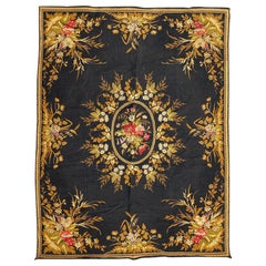 Beautiful Antique French Tablecloth Tapestry