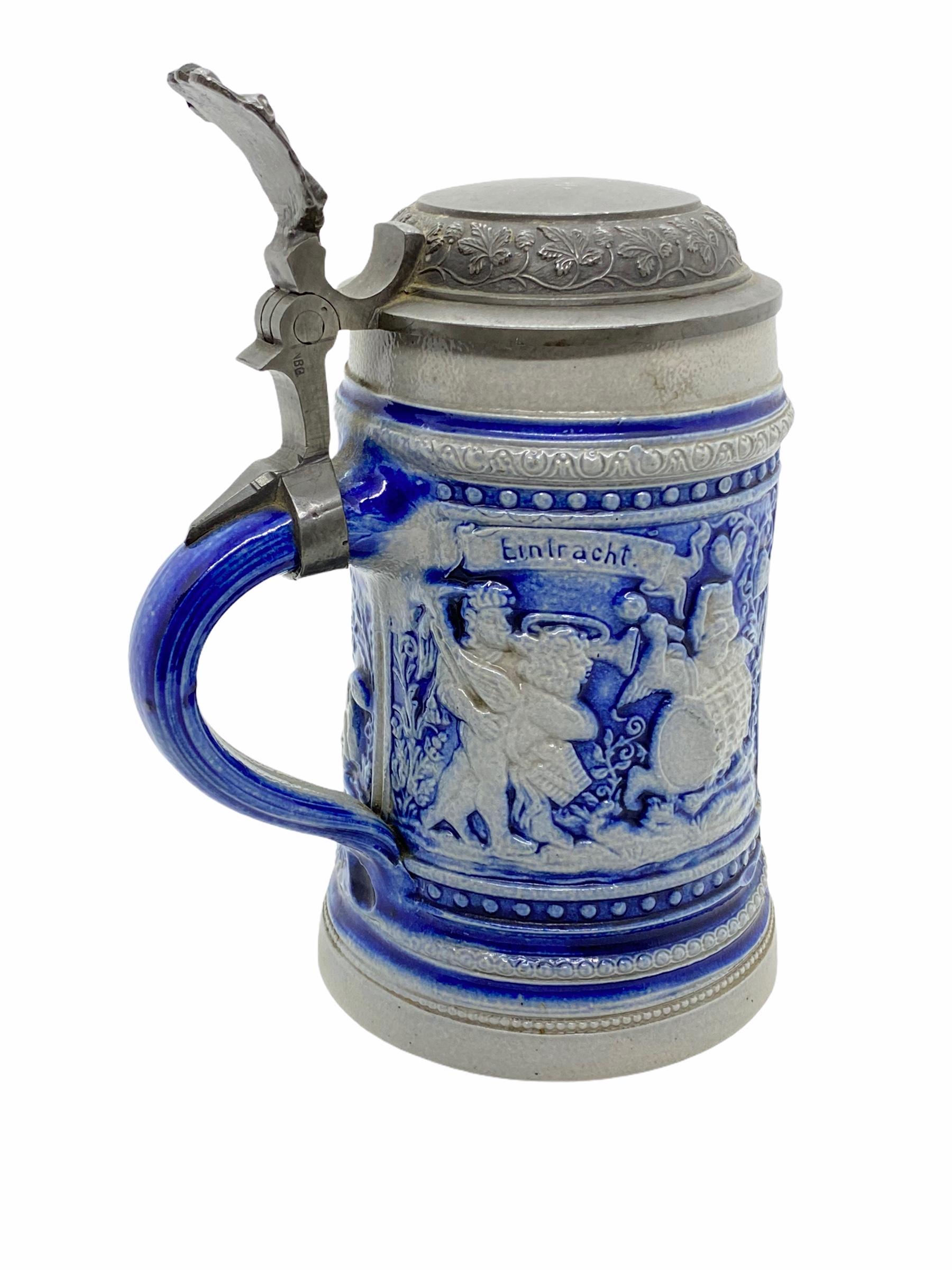 antique miniature beer steins