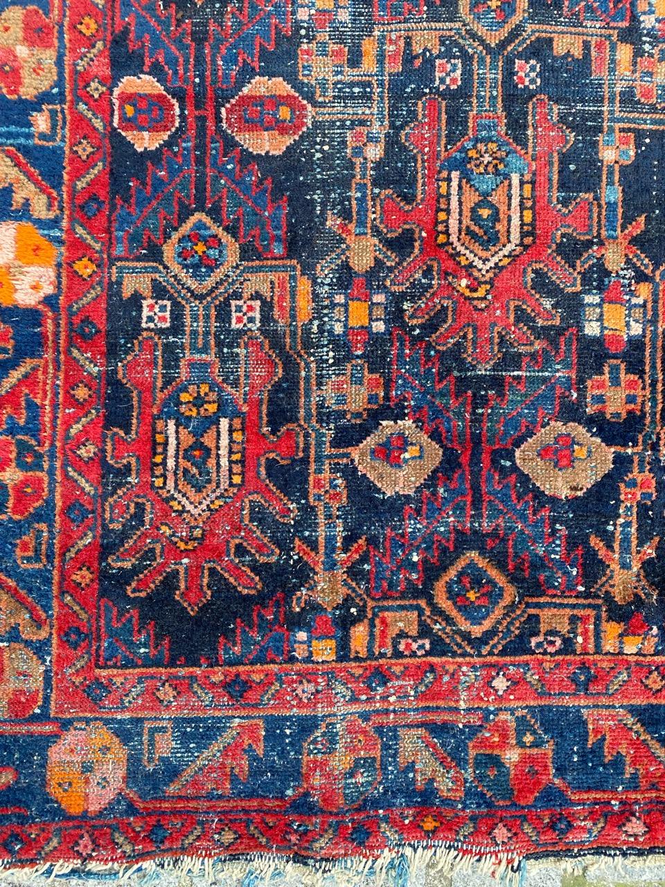 Asian Bobyrug’s Beautiful Antique Hamadan Rug For Sale