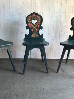 Beautiful Antique Hand Painted Chairs/3