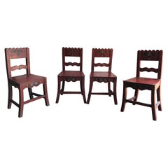 Beautiful Antique Hand Painted Chairs/4