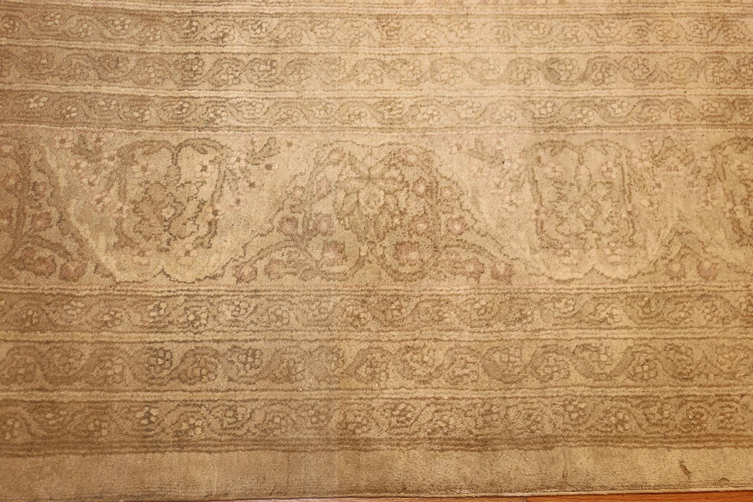 Antique Agra Rug, Country of Origin: India, Circa date: 1900. Size: 12 ft x 13 ft 10 in (3.66 m x 4.22 m)

