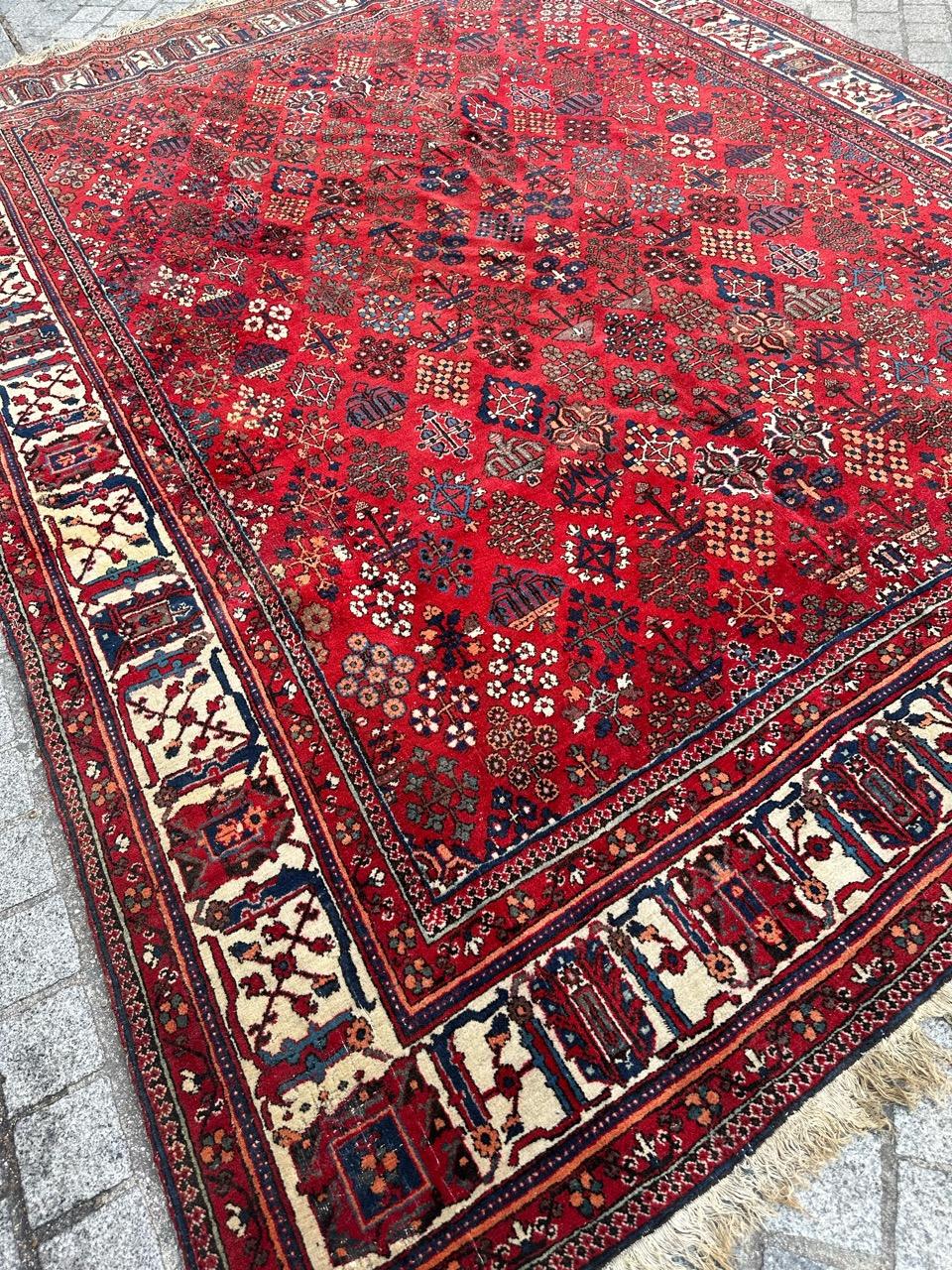 Indian Bobyrug’s Beautiful Antique Joshaghan Rug For Sale
