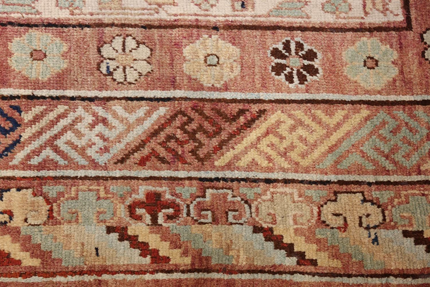 Wool Antique Khotan Carpet from East Turkestan. 5 ft 5 in x 11 ft For Sale