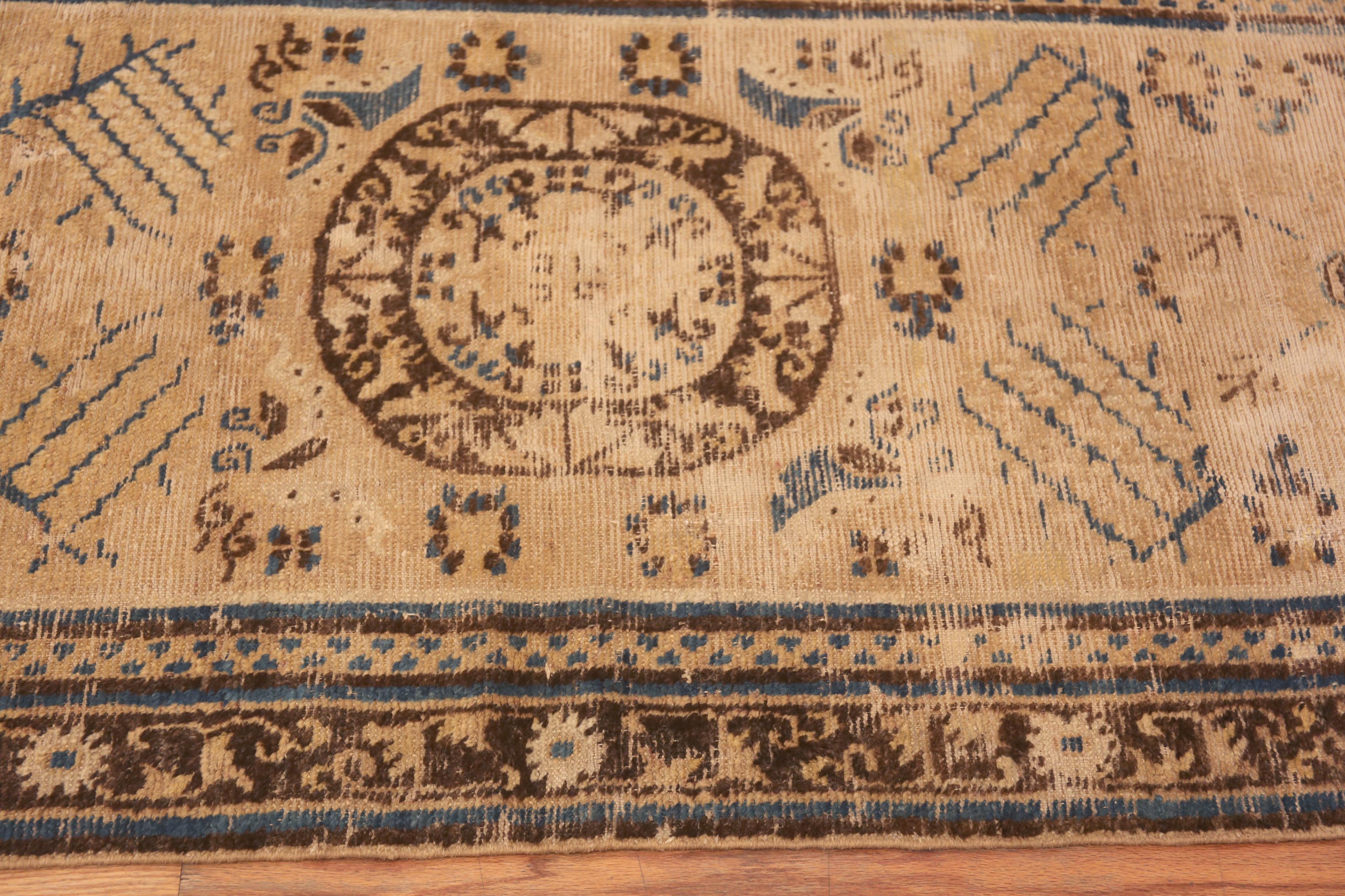 Beautiful Antique Khotan East Turkestan Runner Rug, Country of origin: East Turkestan, Circa date: 1900
