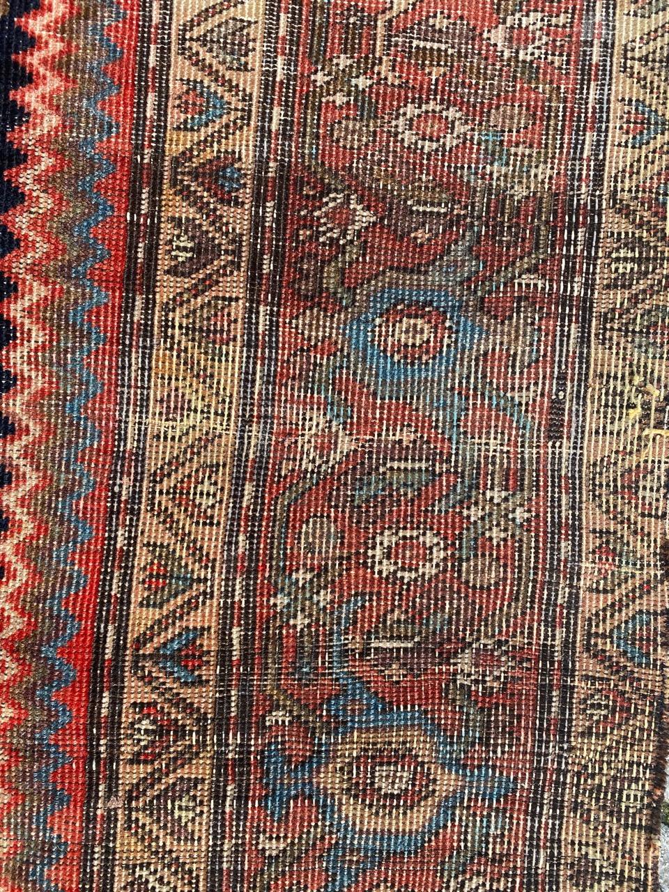 Bobyrug’s Beautiful Antique Mahal Ferahan Rug For Sale 5