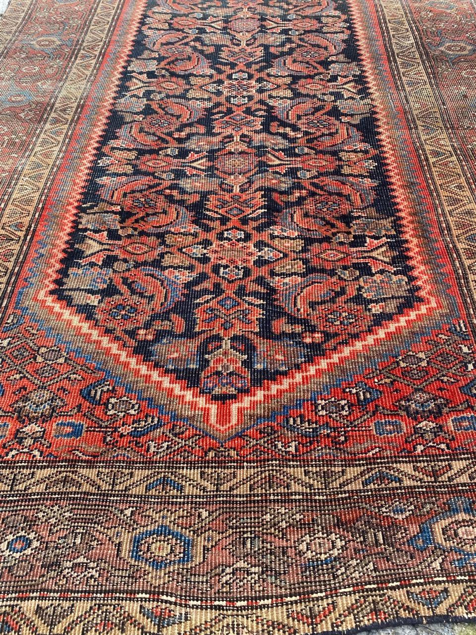 Bobyrug’s Beautiful Antique Mahal Ferahan Rug For Sale 9
