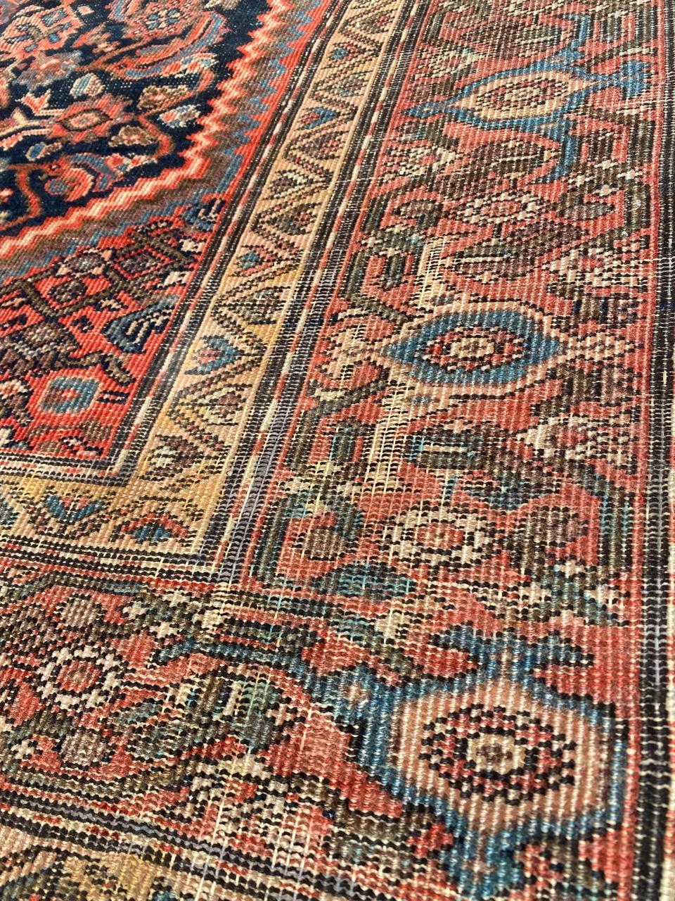 Bobyrug’s Beautiful Antique Mahal Ferahan Rug For Sale 11