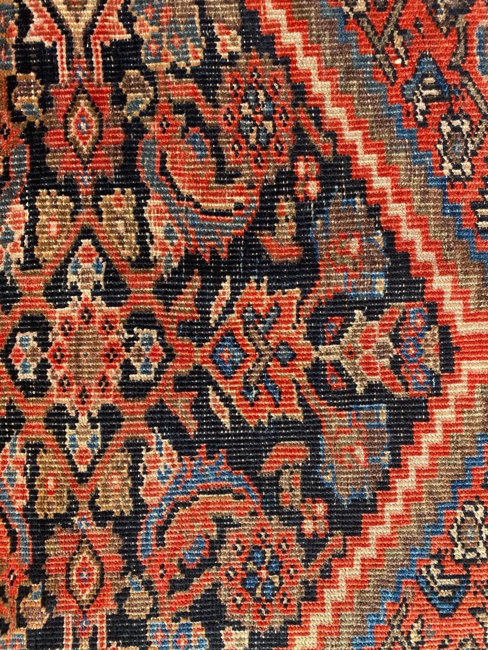 Bobyrug’s Beautiful Antique Mahal Ferahan Rug For Sale 1