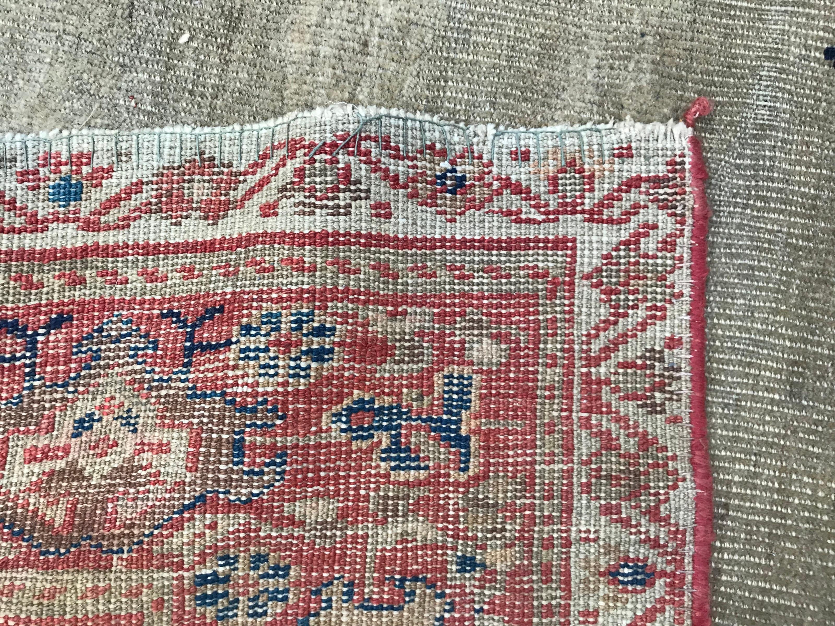 Beautiful Antique Mahal Rug For Sale 9