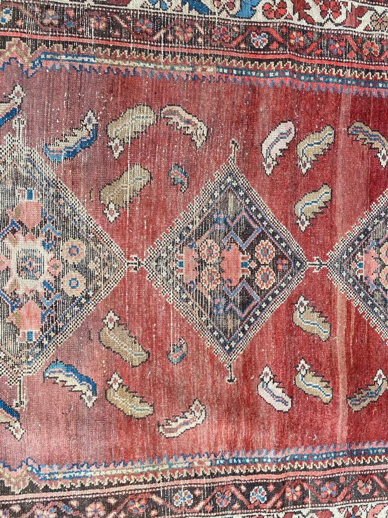 Hand-Knotted Beautiful Antique Malayer Rug