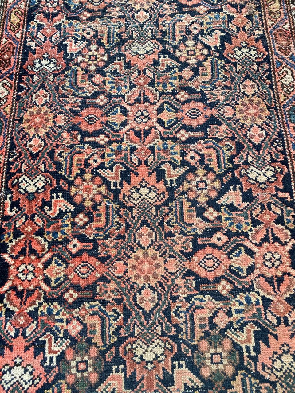 Bobyrug’s Beautiful Antique Malayer Runner For Sale 3