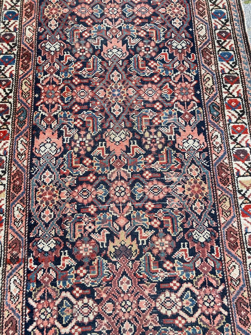 Bobyrug’s Beautiful Antique Malayer Runner For Sale 6