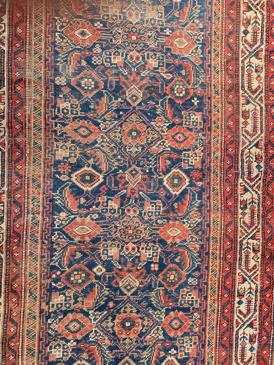 Asian Beautiful Antique Malayer Runner For Sale