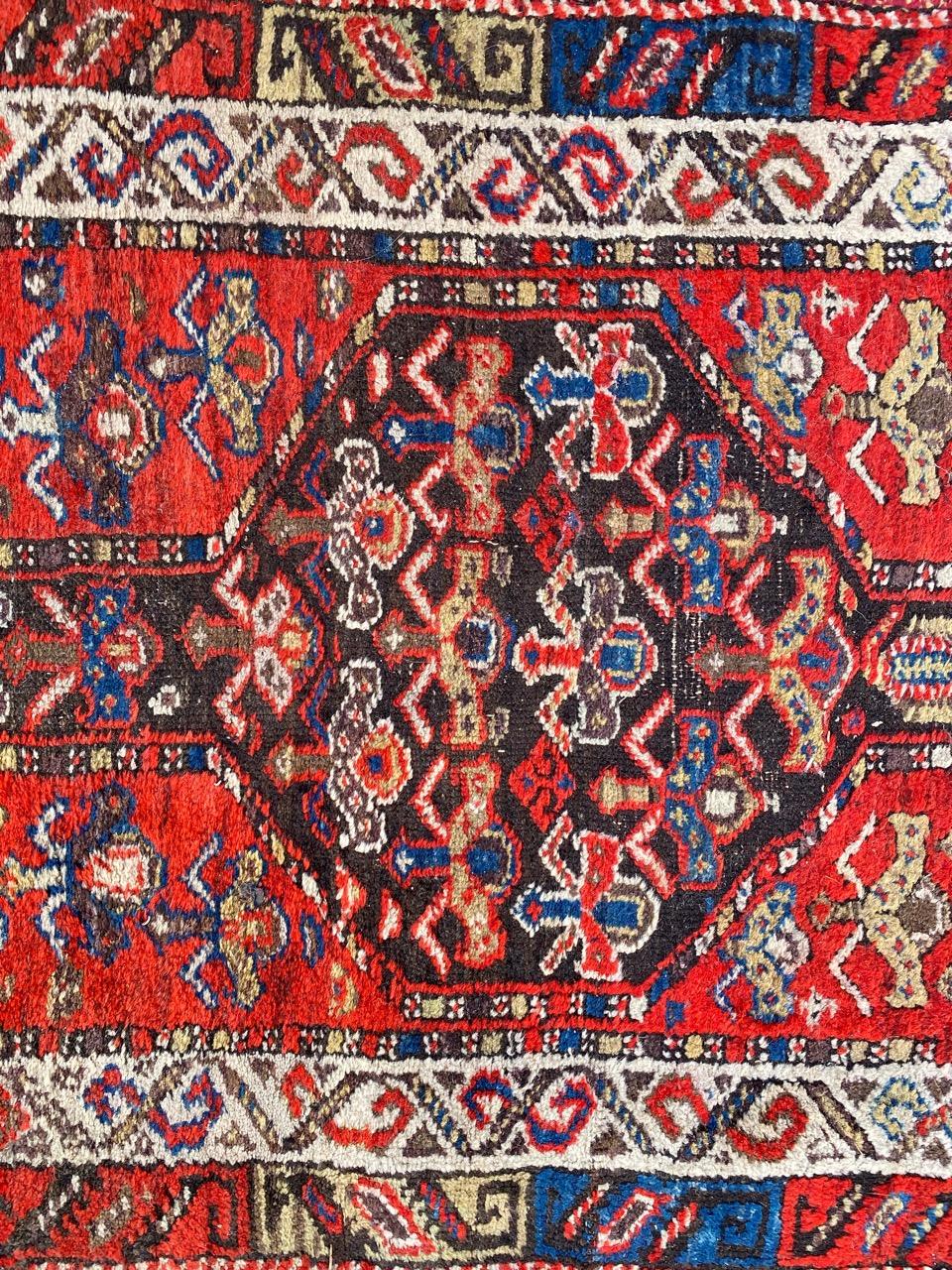 Hand-Knotted Beautiful Antique Malayer Runner For Sale