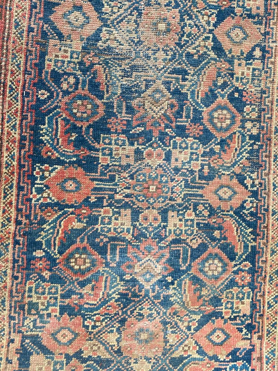 Wool Beautiful Antique Malayer Runner For Sale