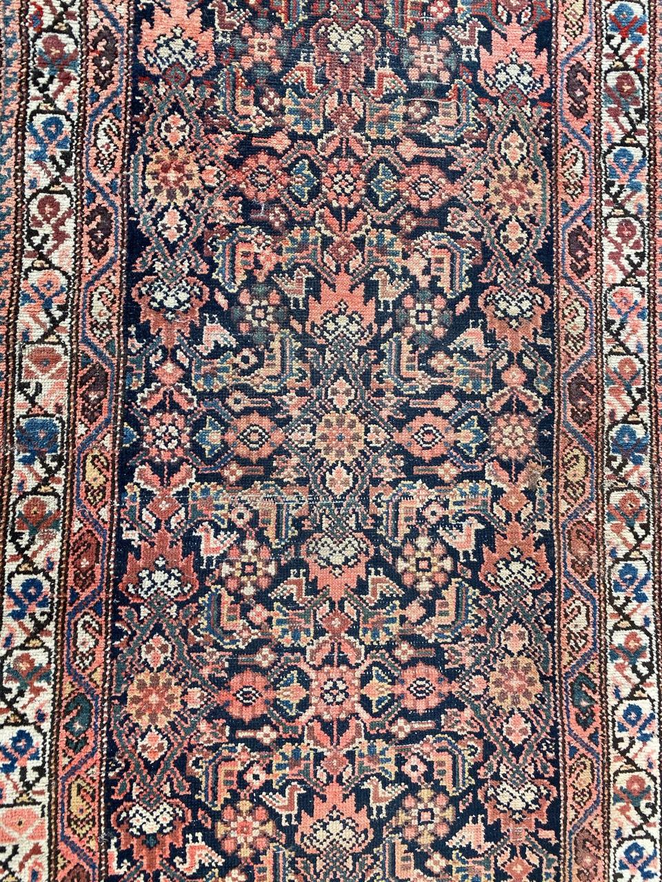 Cotton Bobyrug’s Beautiful Antique Malayer Runner For Sale