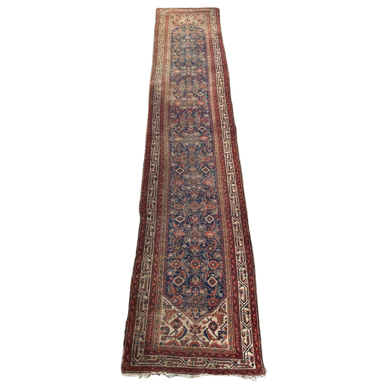 Beautiful Antique Malayer Runner For Sale