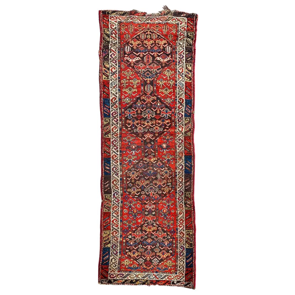 Beautiful Antique Malayer Runner For Sale