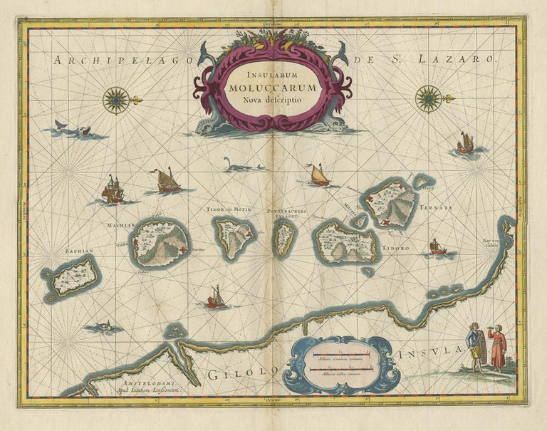 Mappa delle isole delle spezie