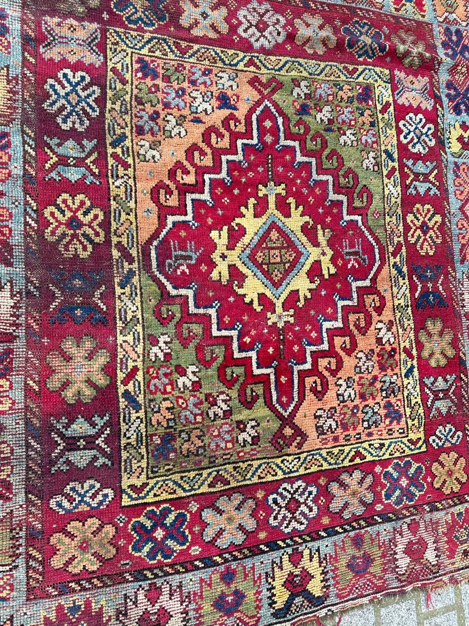 Bobyrug’s Beautiful antique Moroccan Rabat rug  For Sale 3