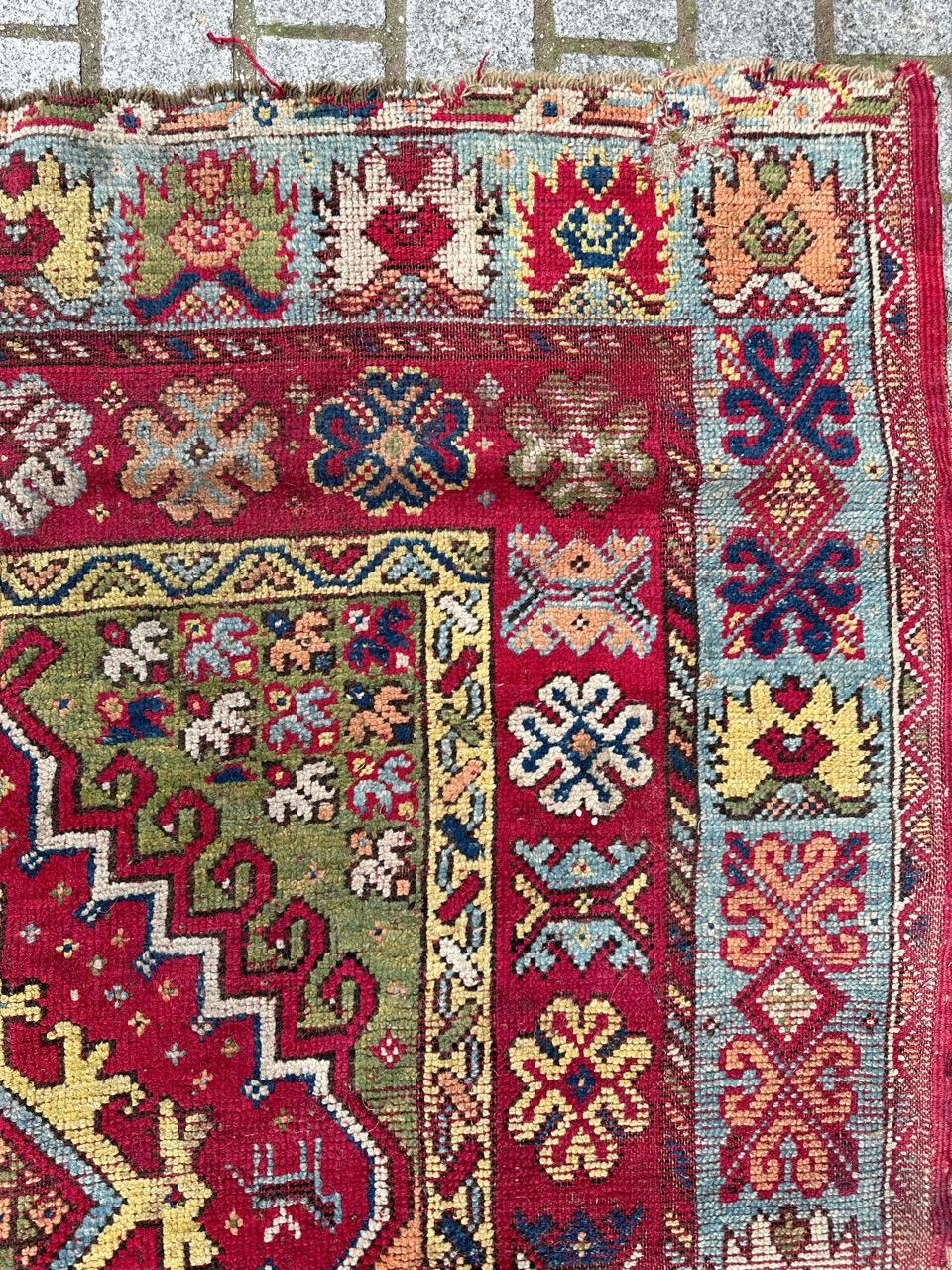 Bobyrug's Schöner antiker marokkanischer Rabat-Teppich  (Marokkanisch) im Angebot