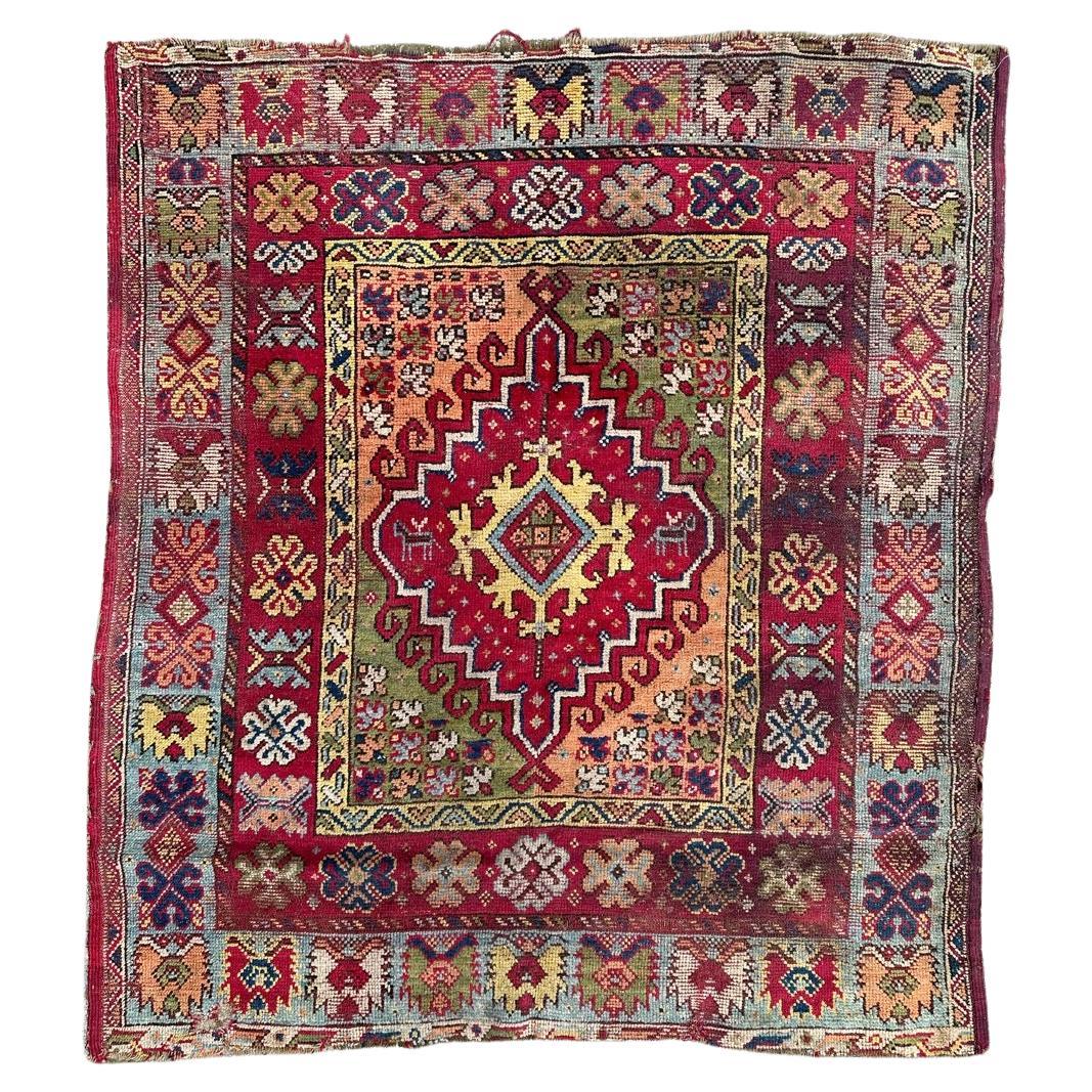 Bobyrug's Schöner antiker marokkanischer Rabat-Teppich  im Angebot