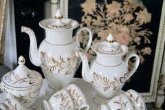 Beautiful Antique Old Paris Porcelain Coffee service - France 1850-1880