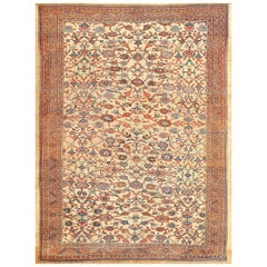 Beautiful Antique Persian Bakshaish Carpet. Size: 9 ft 3 in x 11 ft 7 in