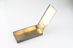 Beautiful Antique Persian Hinged Engraved Solid Silver Box - Hallmarked (275g)