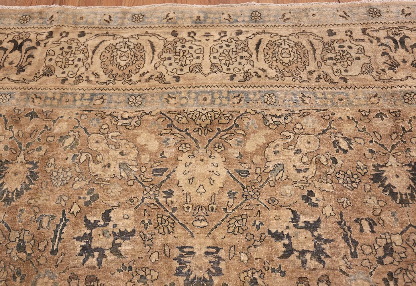 Room Size Antique Persian Khorassan Carpet, Origin: Persia, Circa: Second Quarter of the Twentieth Century. Size: 10 ft 10 in x 13 ft 7 in (3.3 m x 4.14 m).