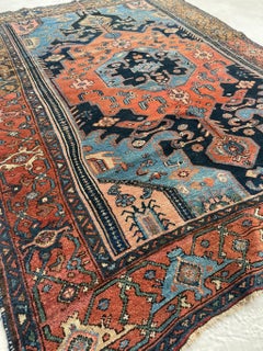 Beautiful Antique Persian Zanjan Rug, c. 1930-40's