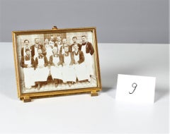 Beautiful Antique Picture Frame, Brass, Late 19th Century