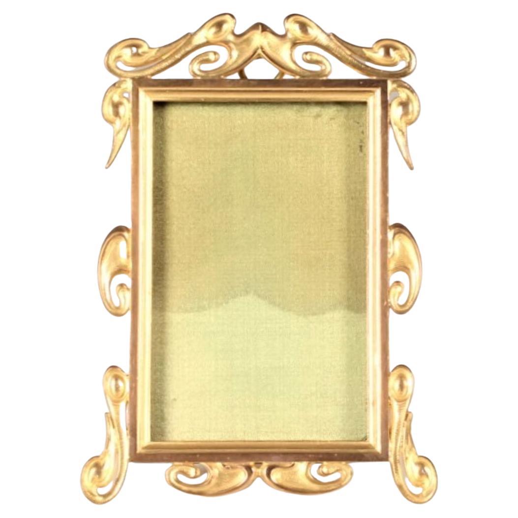 Beautiful Antique Picture Frame, Brass, Around 1880 For Sale at 1stDibs