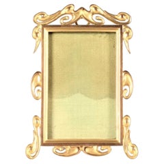 Beautiful Antique Picture Frame, Brass, Late 19th Century