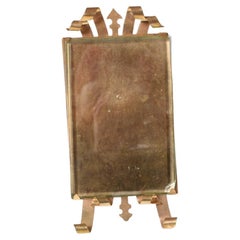 Beautiful Antique Picture Frame Brass, Late 19th Century, 10 x 16 cm