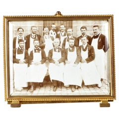 Beautiful Antique Picture Frame, Brass, Late 19th Century