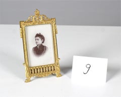 Beautiful Antique Picture Frame, Photo Frame, Brass, Late 19th Century