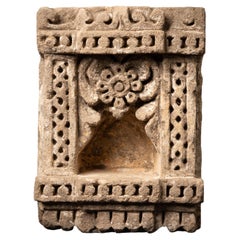 Beautiful antique sandstone temple from India from 19 Century  OriginalBuddhas