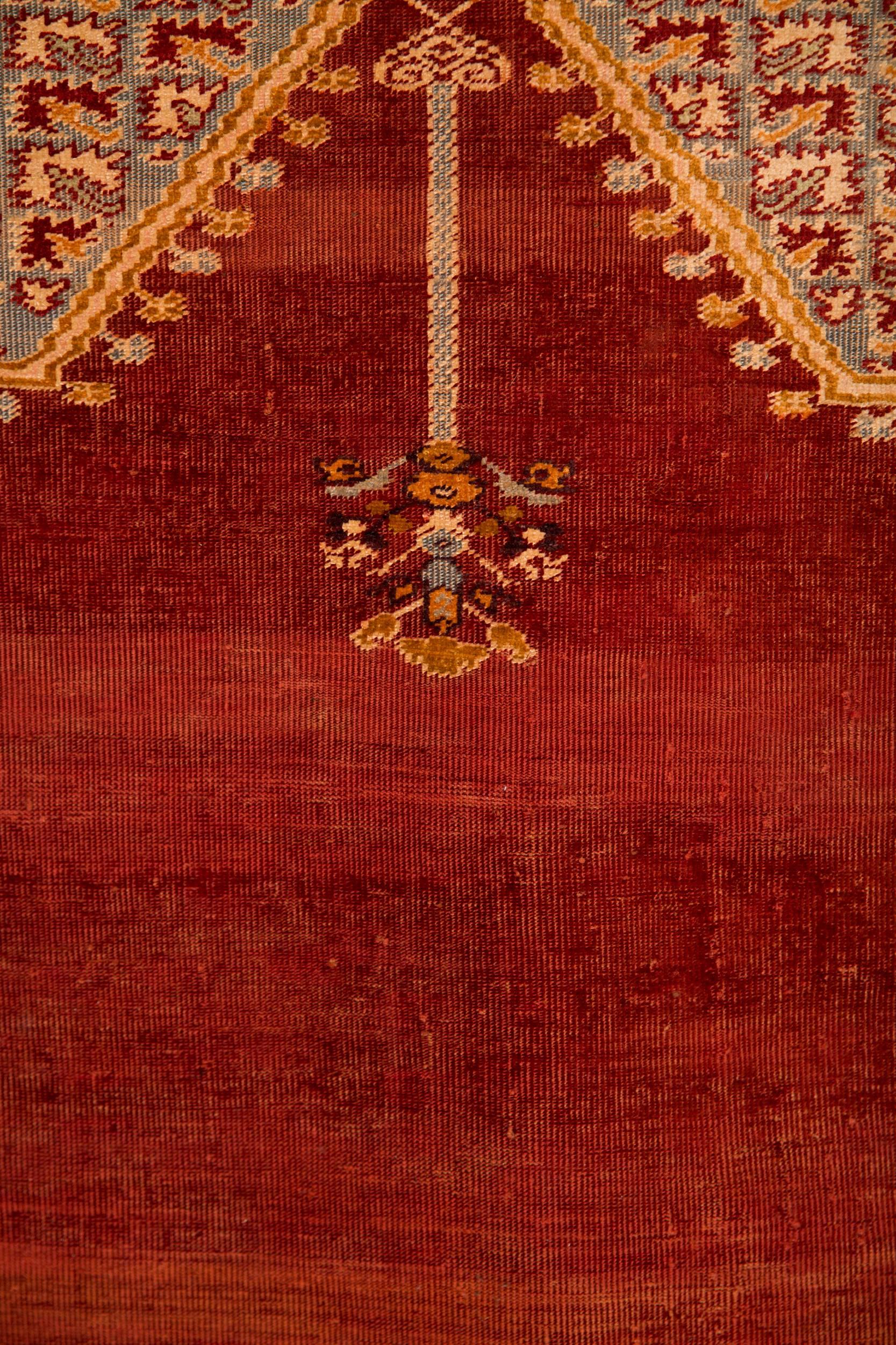 Unknown Beautiful Antique Silk Carpet, circa 1900