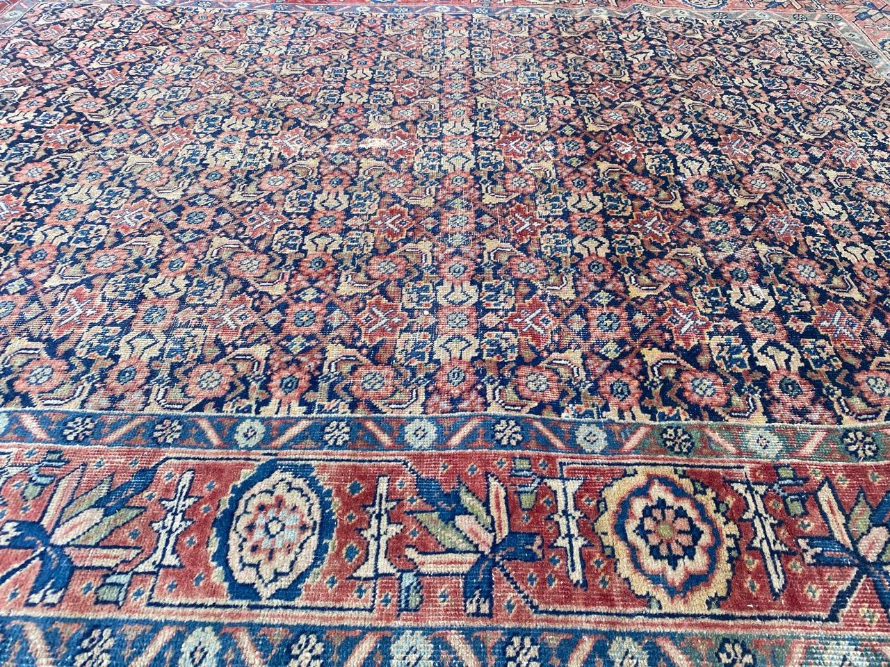 Bobyrug’s Beautiful Antique Tabriz Rug For Sale 10