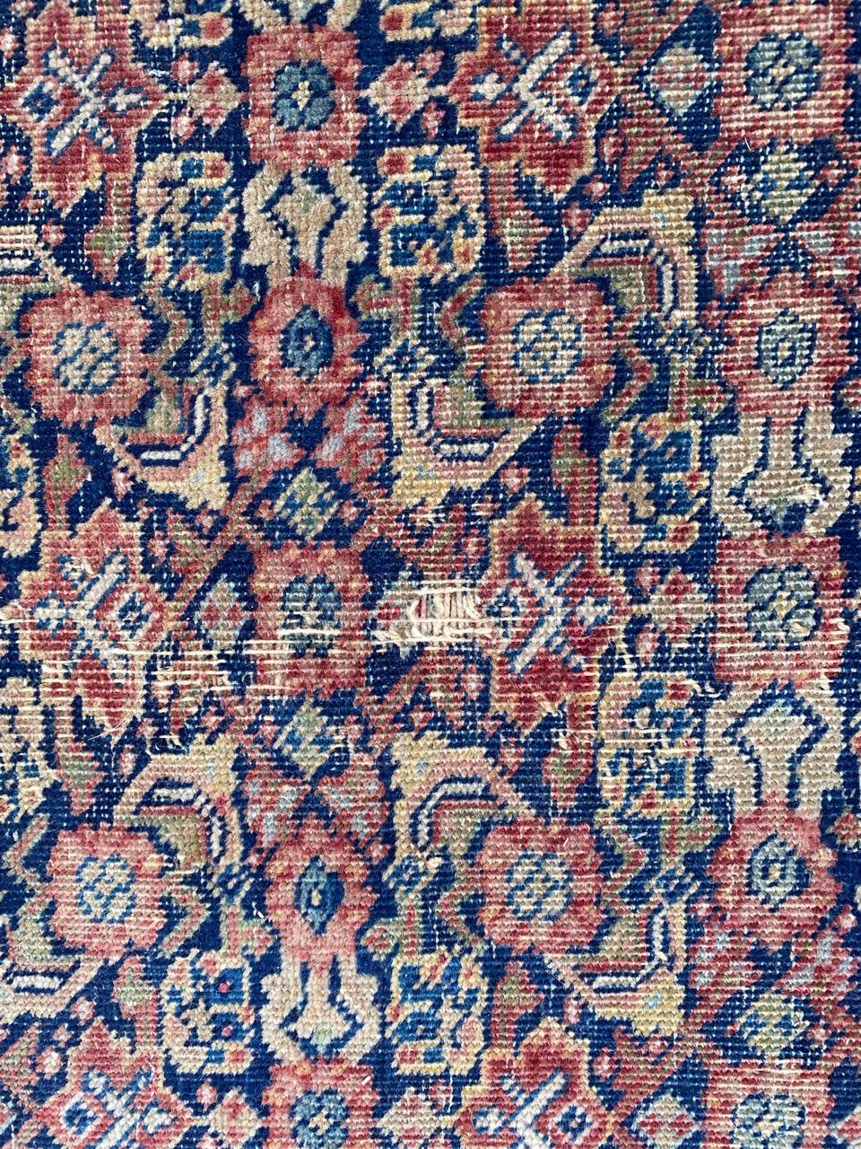 Cotton Bobyrug’s Beautiful Antique Tabriz Rug For Sale