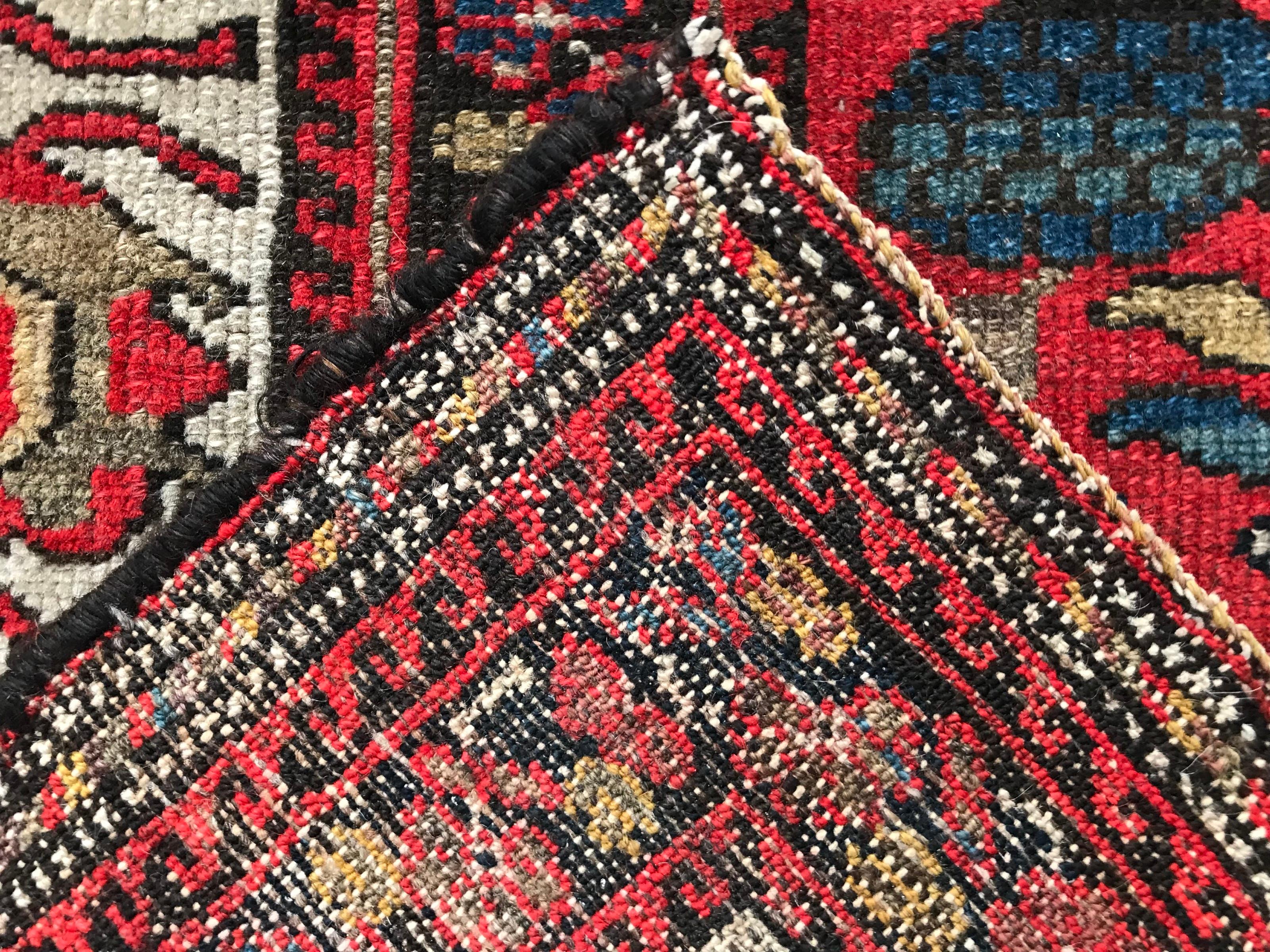 Beautiful Antique Tribal Malayer Style Rug For Sale 9